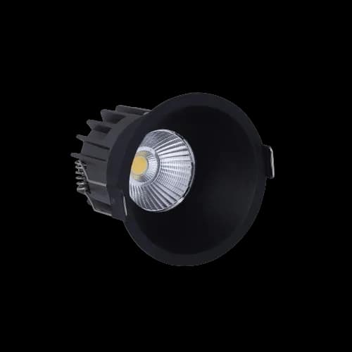 12 Watt Deep COB Spot Light — Black